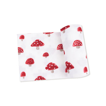 MUSHROOMS SWADDLE BLANKET