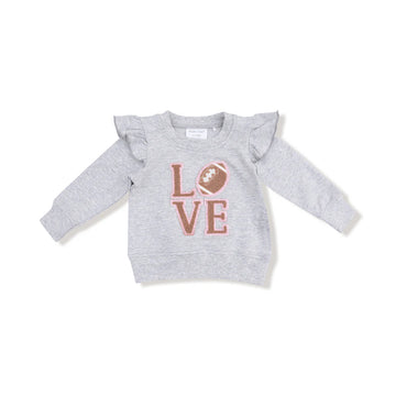 LOVE PATCH SWEATSHIR AND TUTU SET