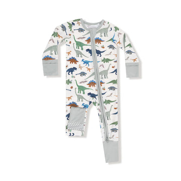 WASHY DINOS BAMBOO CONVERTER ROMPER