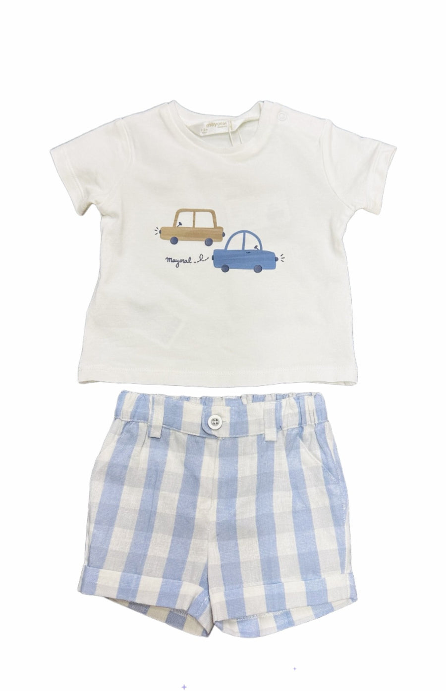 CARS BABY BOY SET - Pink and Brown Boutique