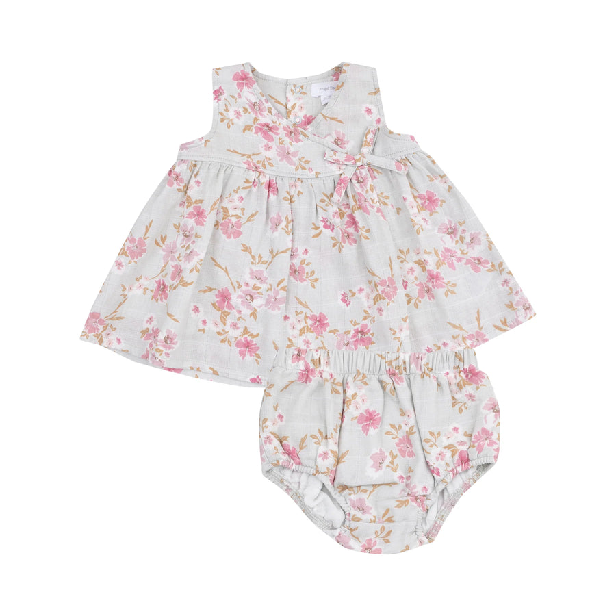 PINK PHLOX FLORAL TOP AND BLOOMER