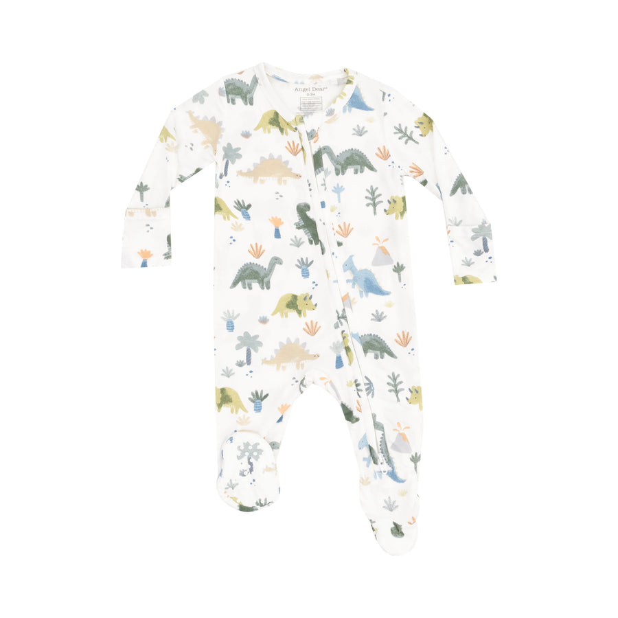 SOFT DINOS ZIPPER FOOTIE