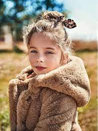 CARAMEL FAUX FUR HOODED COAT