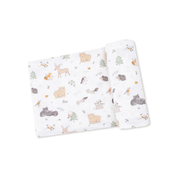 WOODLAND BABIES SWADDLE BLANKET