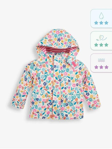 3 IN 1 FLORAL COZY RAINCOAT