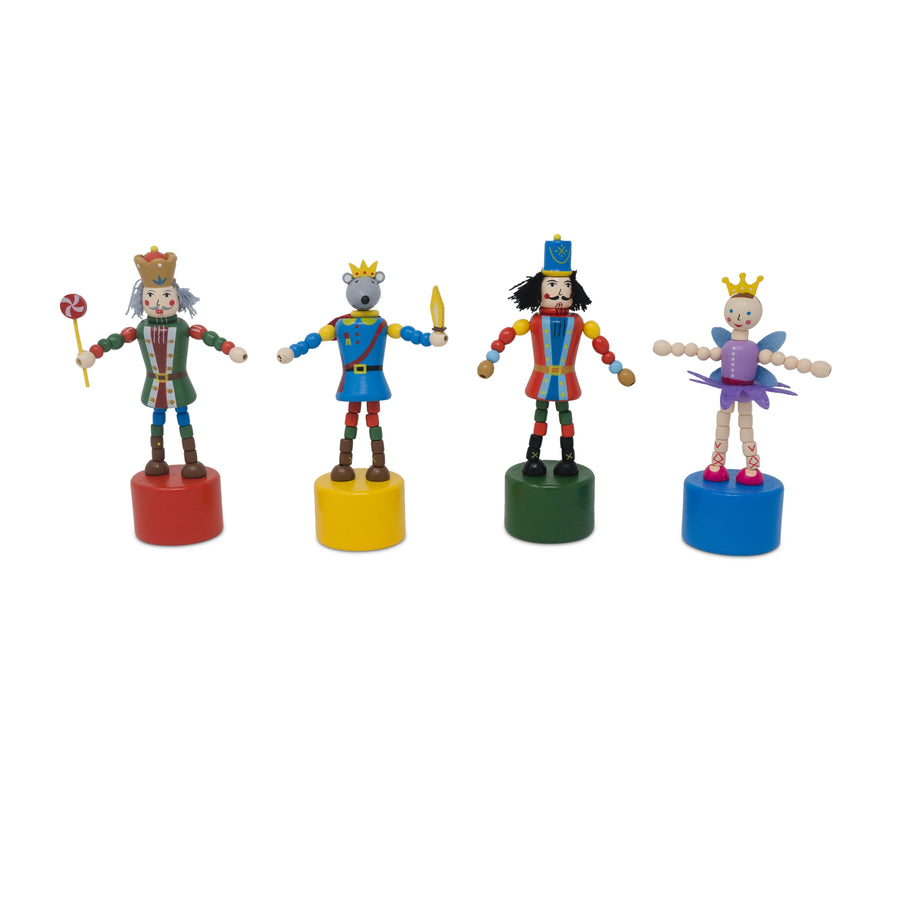 NUTCRACKER PUSH PUPPET SET