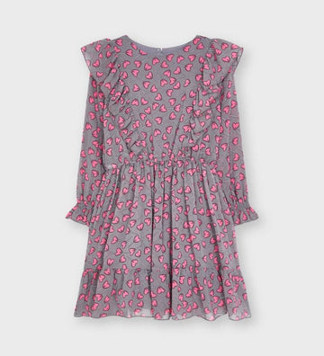 HEART PRINT DRESS