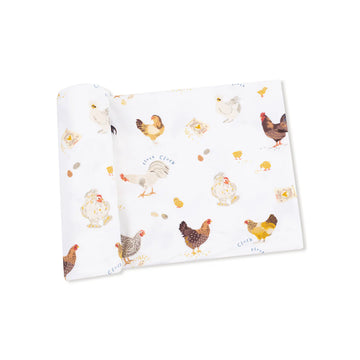 CHICKENS SWADDLE BLANKET