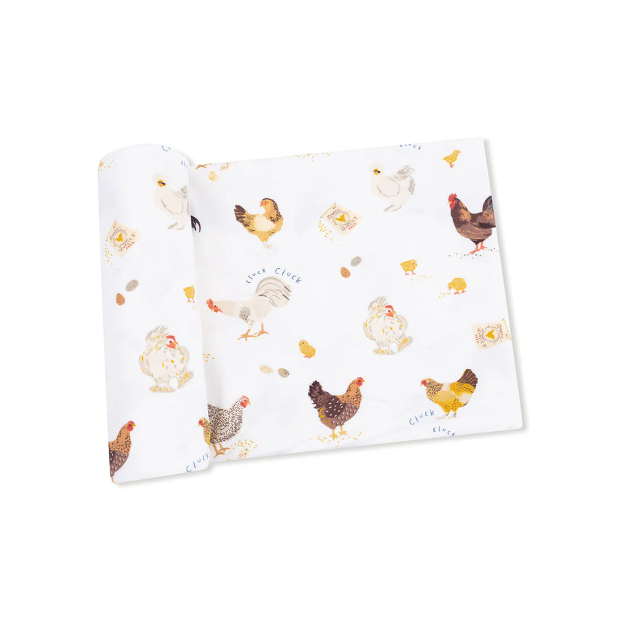 CHICKENS SWADDLE BLANKET
