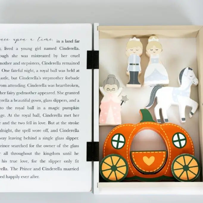 CINDERELLA WOODEN STORY GIFT SET