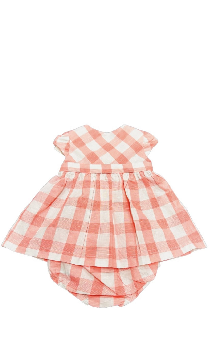 CHECKER DRESS W/BLOOMER