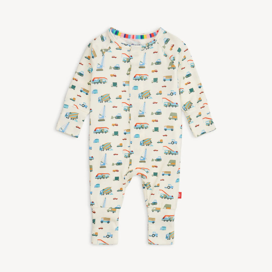 DUMPS LIKE A TRUCK MAGNETIC ROMPER