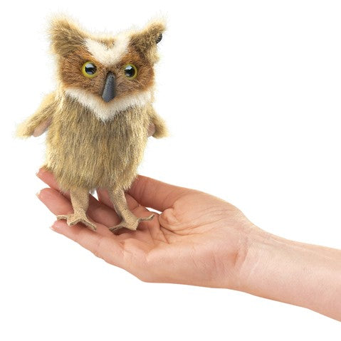 MINI PUPPET GREAT HORNED OWL