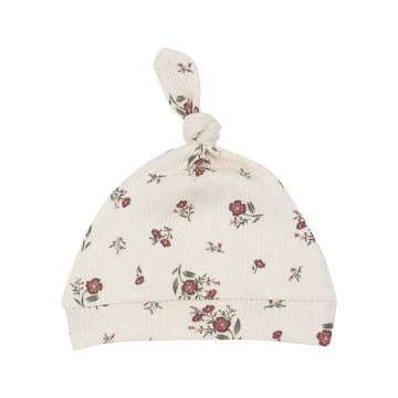 MISTY ROSE FLORAL KNOT HAT