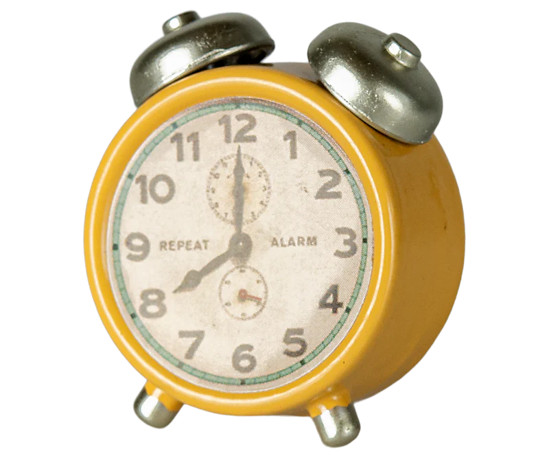 ALARM CLOCK MOUSE YELLOW