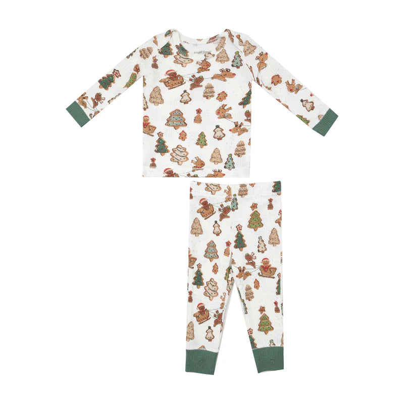 GINGERBREAD SLEIGH RIDE bamboo pajama set