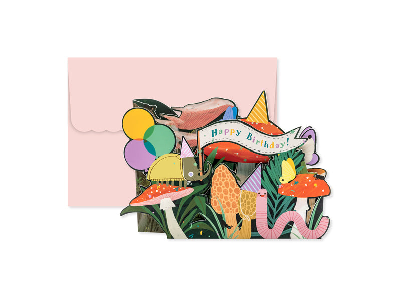 CARD MUSHROOM PARTY