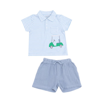 GOLF APPLIQUE BOY SET