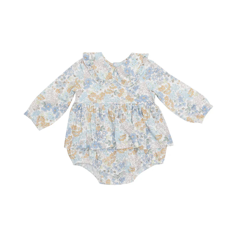 EDITH'S FLORAL PETER PAN COLLAR BUBBLE