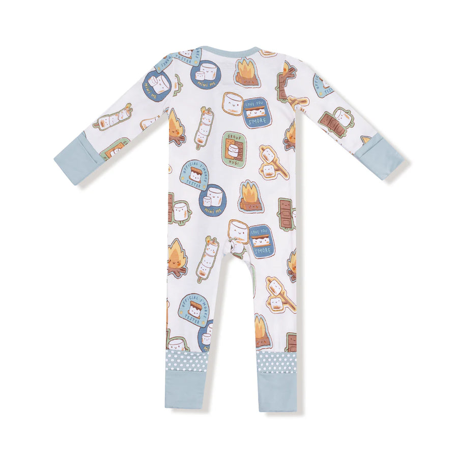 S'MORES BAMBOO CONVERTER ROMPER