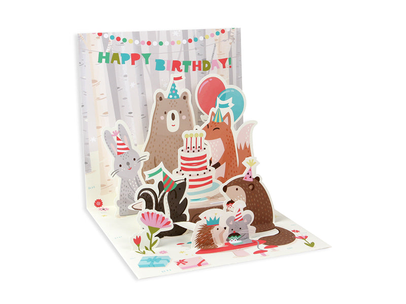 CARD WOODLAND ANIMALS