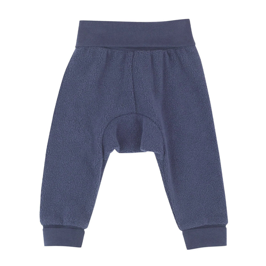 COZIE FLEECE BABY PANTS BLUE