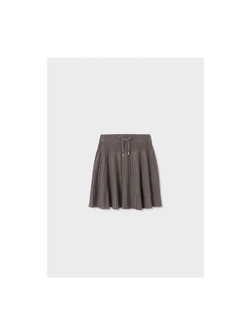PLEATED KNIT SKIRT