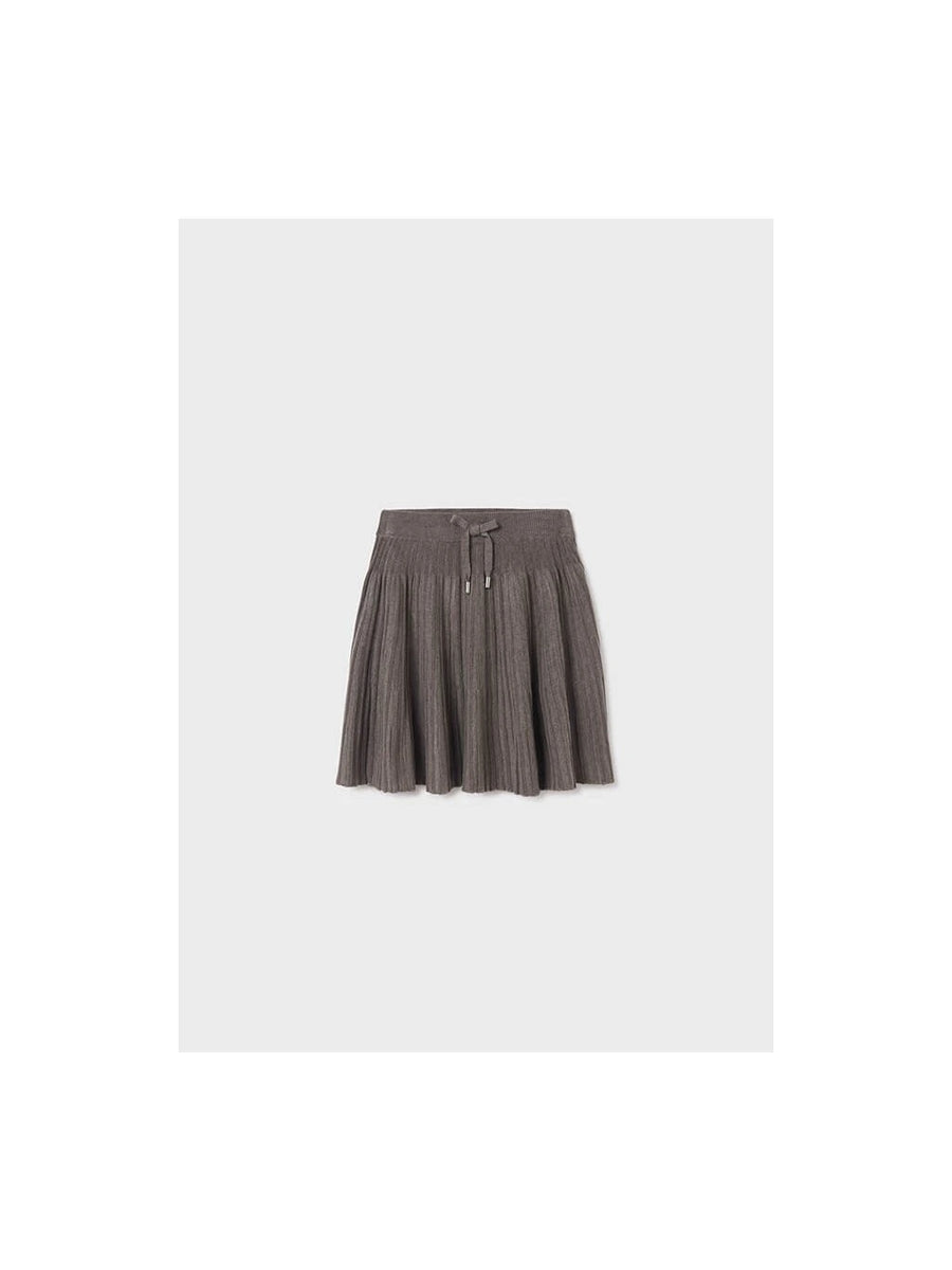 PLEATED KNIT SKIRT