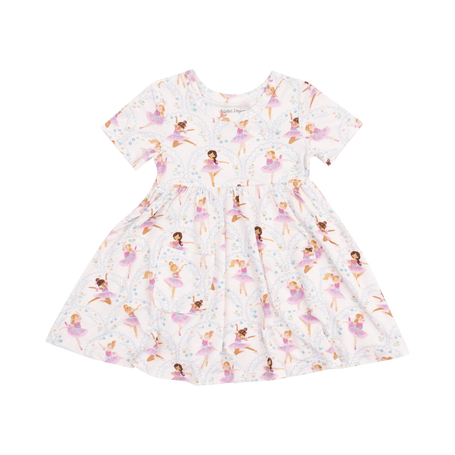 BOW BALLERINA BAMBOO TWIRL DRESS