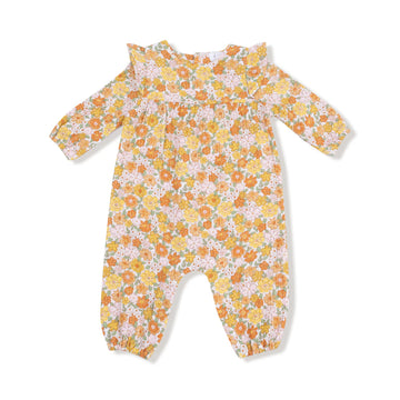 SWEET AMBER FLORAL ROMPER