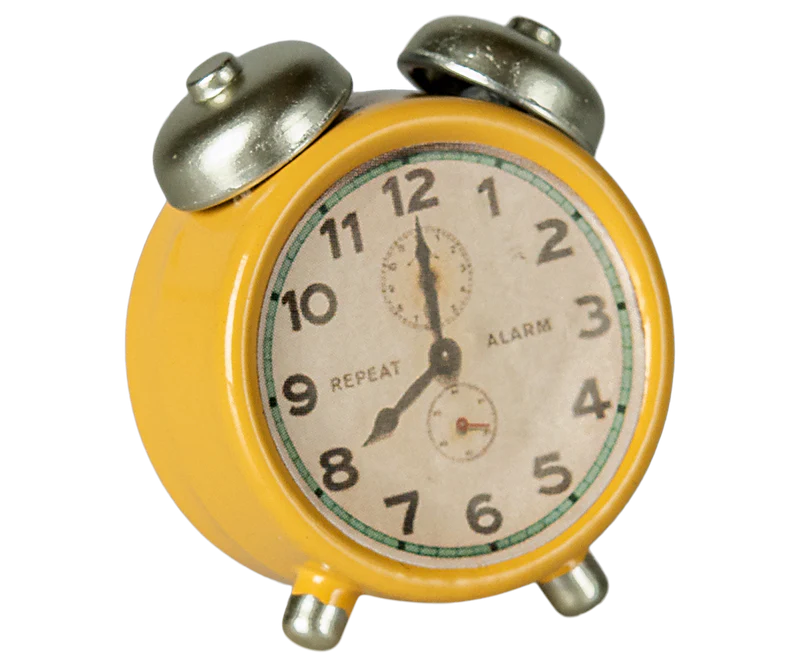 MOUSE ALARM CLOCK YELLOW