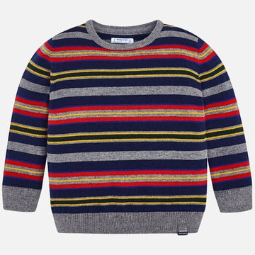 COLOR STRIPE BOY SWEATER