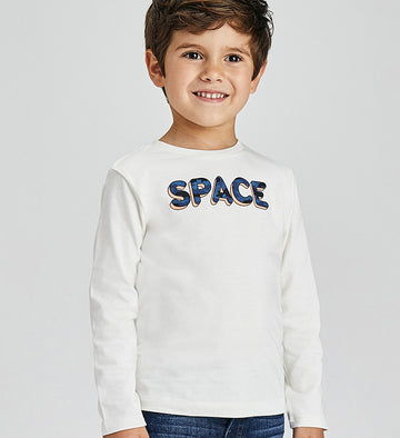SPACE PRINT L/S SHIRT