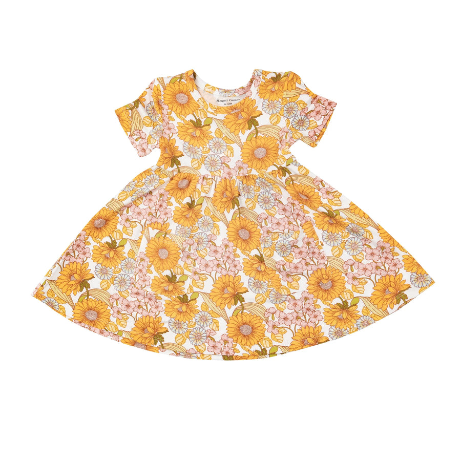 SUNFLOWER PRINT DRESS