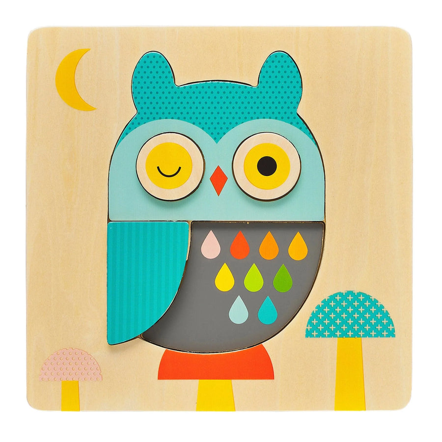 CHUNKY OWL WOOD PUZZLE