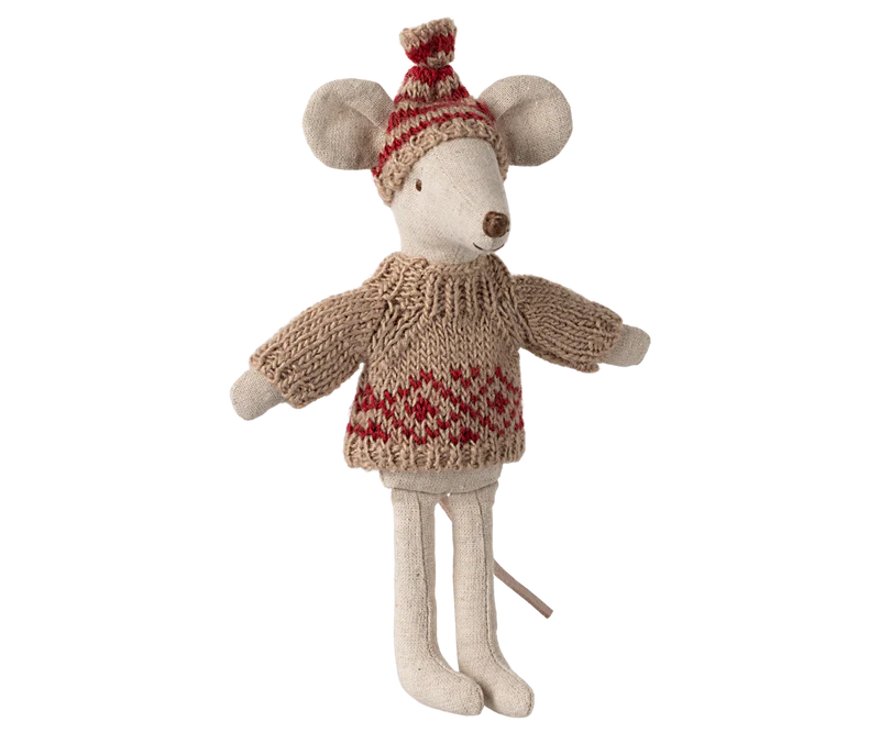 KNITTED SWEATER AND HAT, MUM MOUSE