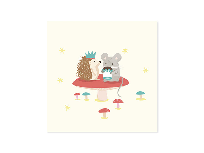 CARD WOODLAND ANIMALS