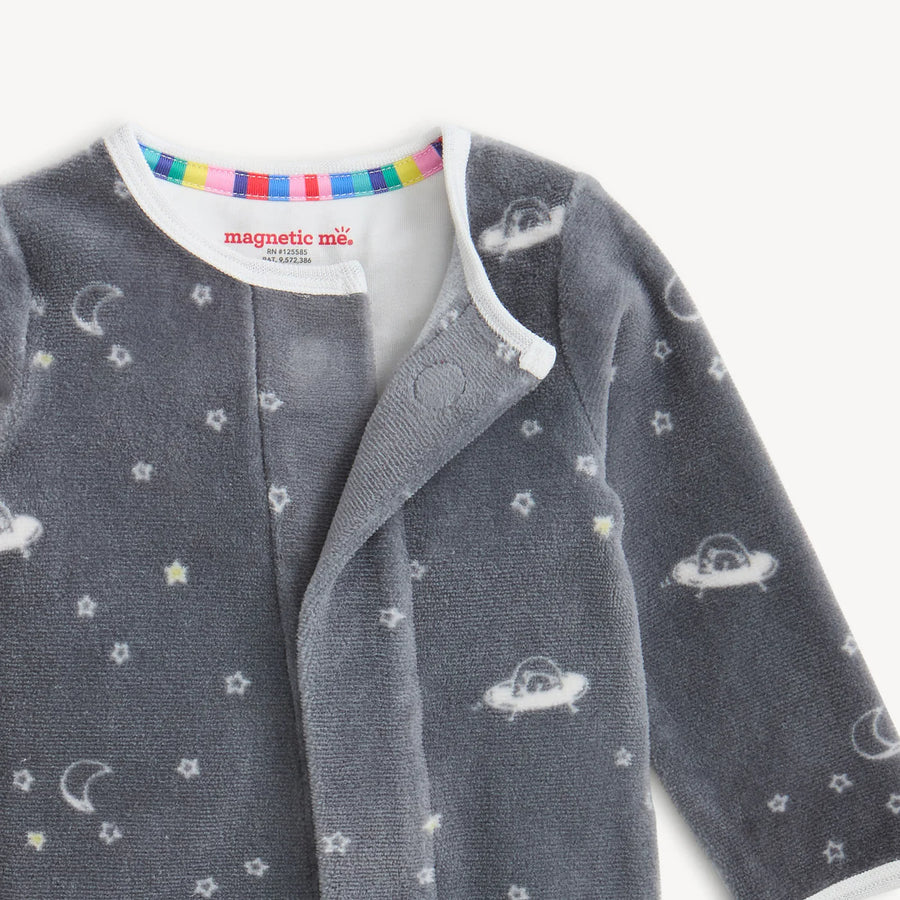 BEAR IN SPACE VELOUR FOOTIE MAGNET