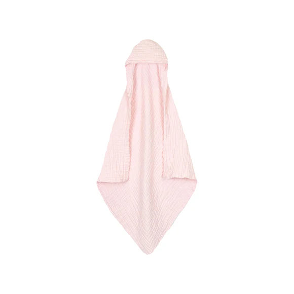 TODDLER HOODED BATH TOWEL BLUSH