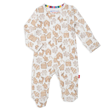 GINGERBREAD LANE ORGANIC COTTON FOOTIE