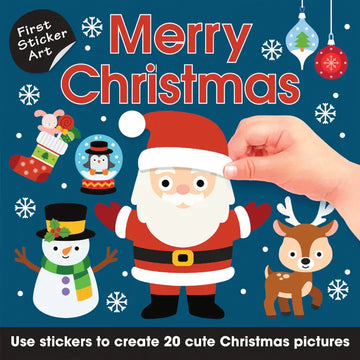 FIRST STICKER BOOK MERRY CHRISTMAS