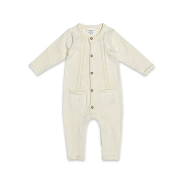 POINTELLE ORGANIC COTTON KNIT JUMPSUIT