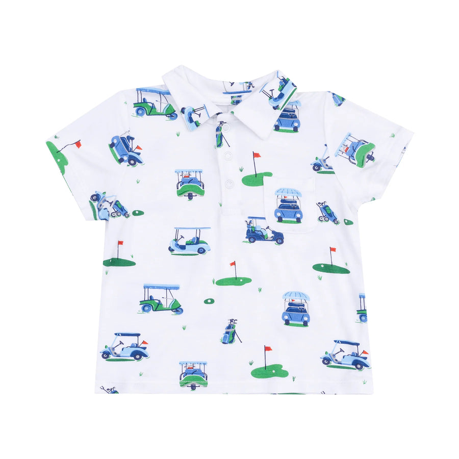 VINTAGE GOLF CART BOY SET