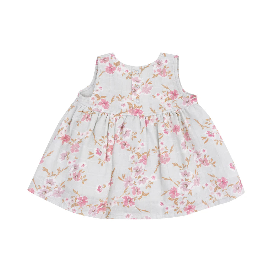 PINK PHLOX FLORAL TOP AND BLOOMER