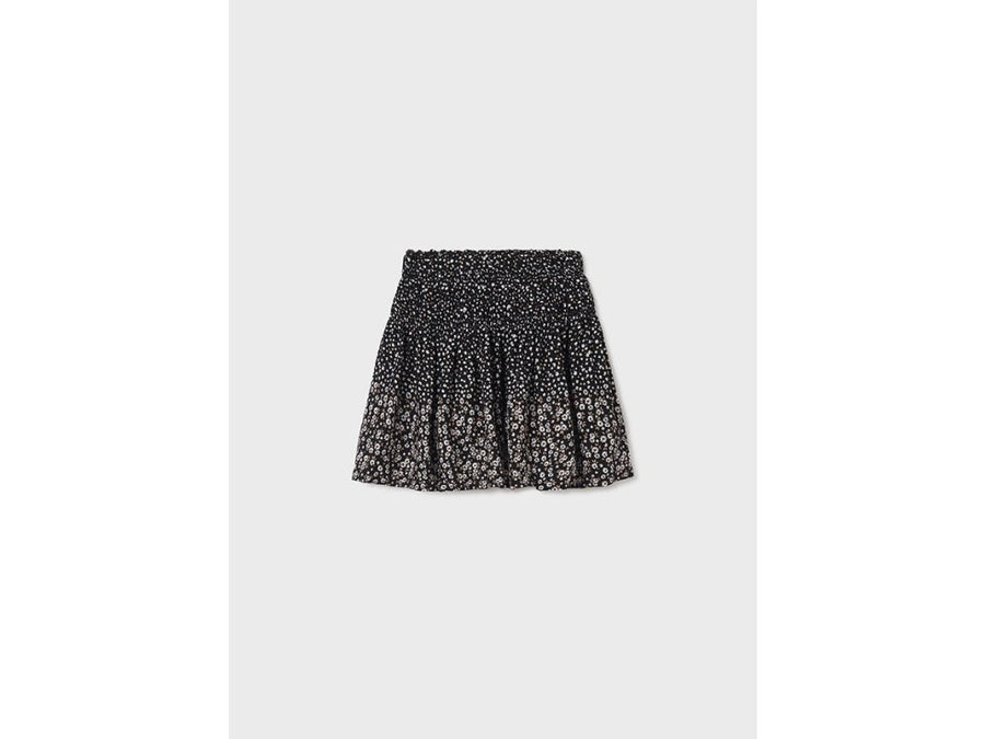 FLORAL PRINT BLOUSE AND SKIRT SET