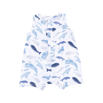 BLUE WHALE SHORTIE ROMPER