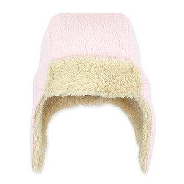 COZIE FLEECE TRAPPER HAT PINK