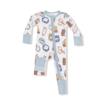 S'MORES BAMBOO CONVERTER ROMPER