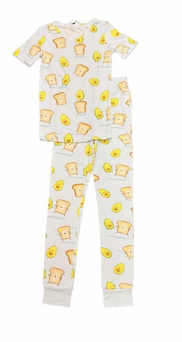 AVOCADO AND TOAST PAJAMA - Pink and Brown Boutique