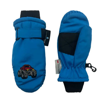 Truck Embroidered Ski Mitten